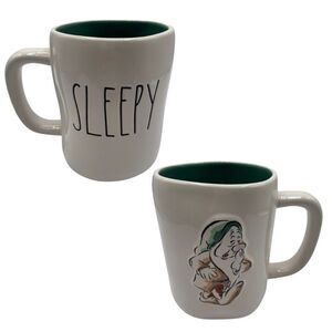 Rae Dunn "Sleepy" Snow‎ White & Seven Dwarfs Disney Princess Large Ceramic Mug